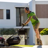 leaf litter strata paths slip risk - lawn maintenance